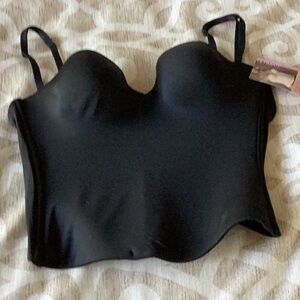 Black Women's Bustier Top